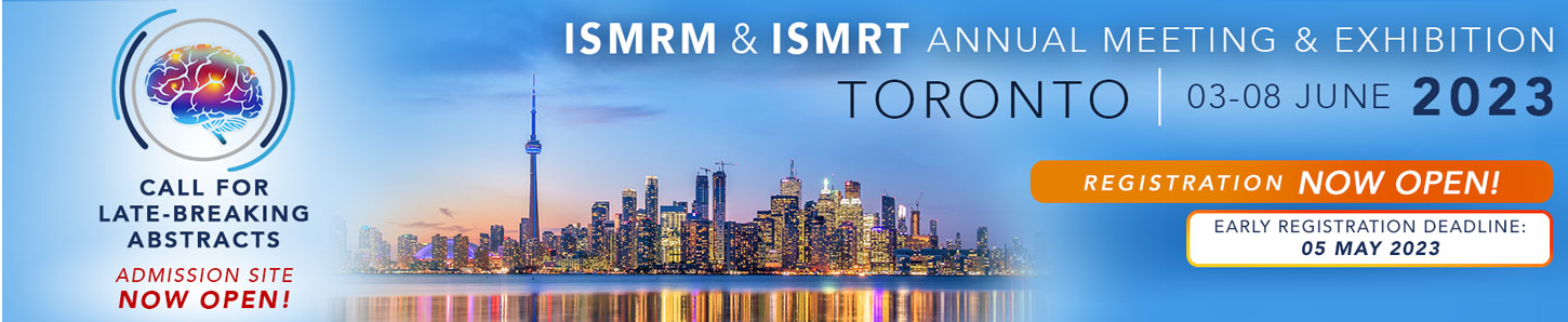 ISMRM 2023 Annual Meeting and Exhibition | Toronto, Canada